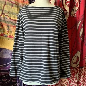 Size large everlane striped boatneck top